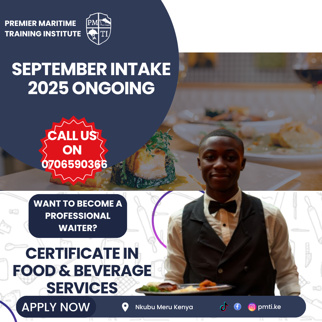 Home 8 Certificate in Food Bevarage Services